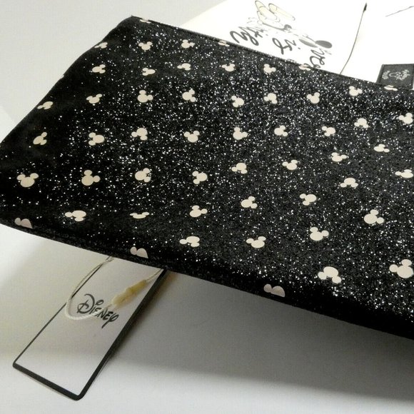 Disney Mickey Mouse Cosmetic Bag White w/ Removable Pouch Travel Case Makeup NWT - Picture 6 of 12